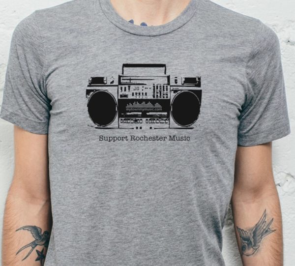 Support Rochester Music T-shirt