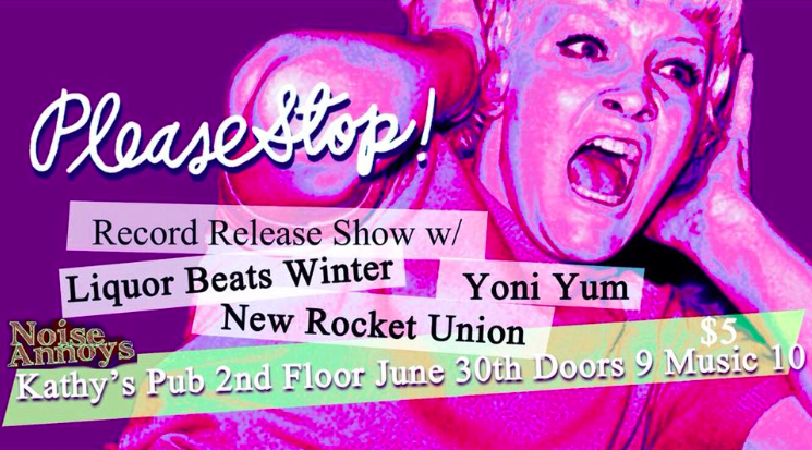 Please Stop! Record Release show